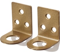 Проушина Трибатрон большая гнутая 40x90 бронзовый металлик 88421