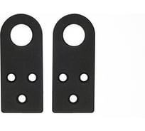 Проушина Трибатрон большая 40x90 чёрный муар 88360