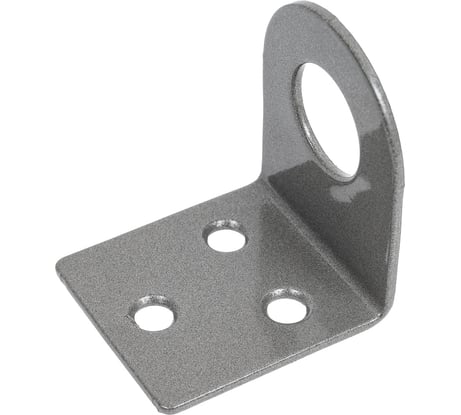 Проушина Трибатрон большая гнутая 40x90 алюминиевый металлик 88743