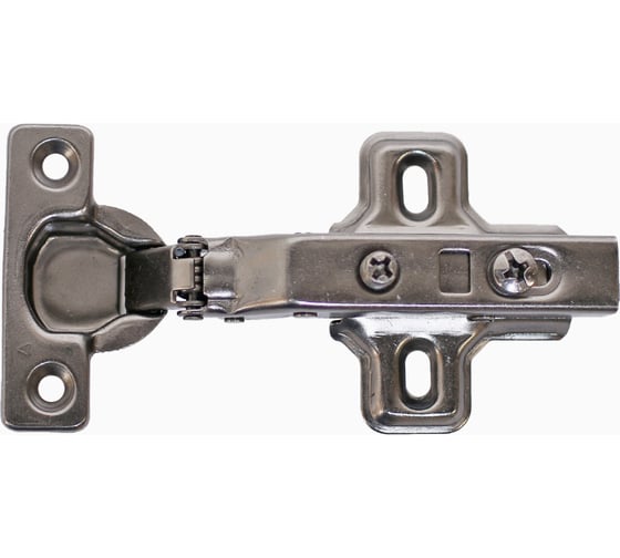 Петля мебельная StahlBuro D26 Clip-on 2 шт, черная, мини полунакладная с доводчиком 16345