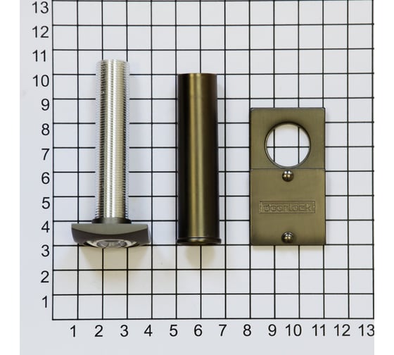 Глазок Doorlock DL VA16S/70-130mm/180 MBSN матовый никель, квадратный 74217