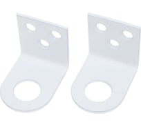 Проушина малая Трибатрон гнутая, 30x70, белая 88749