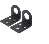 Проушина малая Трибатрон гнутая, 30x70, чёрный муар 88518