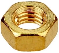 Гайка ЦКИ DIN934 М 6 шестигранная медь SW 10 2 шт. 3523119