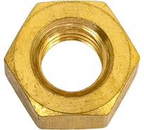Гайка ЦКИ DIN934 М 8 шестигранная латунь SW 13 аналог ГОСТ 5915-70 10 шт. 4845