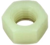Гайка ЦКИ DIN934 М10 шестигранная полиамид SW 17 аналог DIN555 10 шт. 1914719
