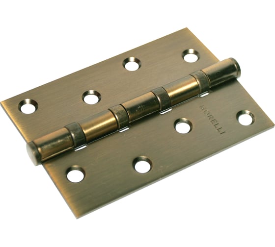 Петля стальная MORELLI MSN 100x70x2.5-4BB COF, с подшипником, универсальная, 1 шт., цвет - кофе 9015117