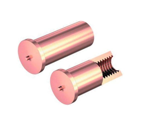 Втулка приварная резьбовая ЦКИ 6x10 М4, Cu, 2 шт 5359119 1