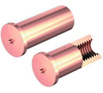 Втулка приварная резьбовая ЦКИ 6x16 М4, Cu, 2 шт 4036319