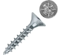 Шуруп универсальный STARFIX 3.0x25 мм, белый цинк, 1000 шт. в карт. уп. SMC1-47605-1000