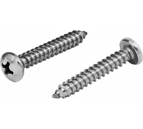 Шуруп STARFIX 2.9x19 мм, полусф. головка, белый цинк, острый, DIN 7981, 100 шт. в зип-локе SMZ1-24279-100