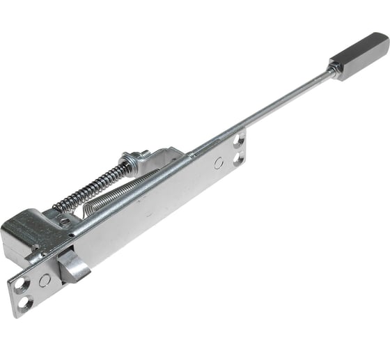 Шпингалет автоматический Doorlock DL FAB/M/200/SSS нержавеющая сталь, длина хода 16 мм, планка 26х171 мм, шток 200 мм 74245