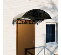 Козырек АрсеналЪ стальной лист LOFT черный, арочный (дом, дача, дверь, крыльцо) серия ARSENAL AVANT мод. . AR18K136959-06