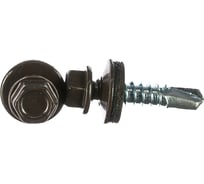 Cаморез кровельный Kenner 5,5x25 RAL8019, серо-коричневый, 3000 шт. ск55258019