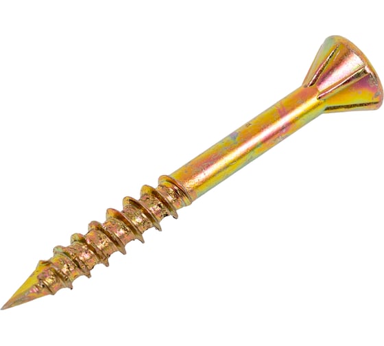 Саморез отделочный INFIX потайной 3.2x30 желтый цинк TX 10 50 шт 5128519 1