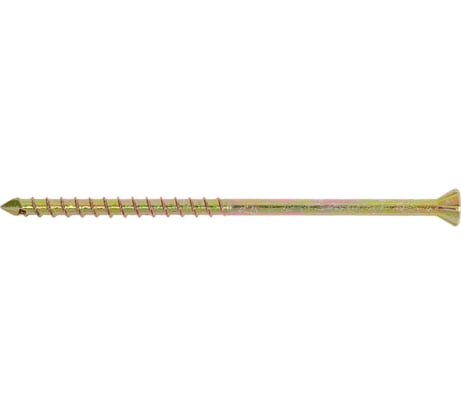 Саморез отделочный INFIX потайной 4x80 желтый цинк TX 15 25 шт 4718119