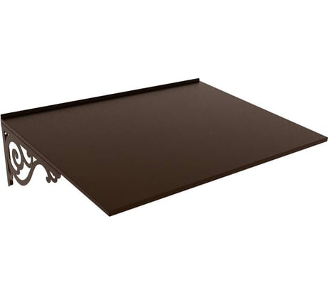 Козырек АрсеналЪ стальной лист Классик коричневый дом, дача, дверь, крыльцо серия ARSENAL AVANT мод. AR18K1128H9-06