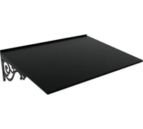 Козырек АрсеналЪ стальной лист Классик черный дом, дача, дверь, крыльцо серия ARSENAL AVANT мод. AR18K112959-06