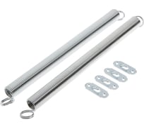 Дверная пружина ТУНДРА krep покрытие цинк, D=24 мм, L=300 мм, 2 шт. 4965571