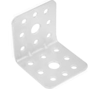 Крепёжный уголок TUNDRA 40х40х40х1.5 мм, усиленный, цинк, 1 шт. 5294201