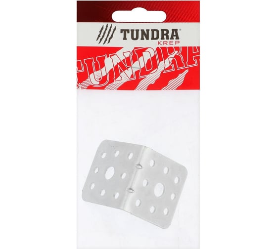 Крепёжный уголок TUNDRA 40х40х40х1.5 мм, усиленный, цинк, 1 шт. 5294201