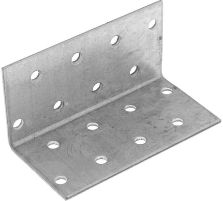 Крепёжный уголок ТУНДРА 40х40х80х2 мм, оцинкованный, в упаковке 1 шт. 5294425