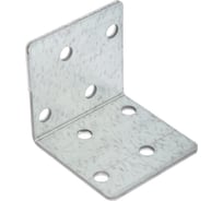 Крепёжный уголок ТУНДРА 40х40х40х2 мм, цинк, в упаковке 1 шт. 5294202