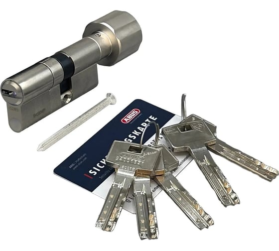 Механизм цилиндровый ABUS BRAVUS 4000 100(70x30В) ключ/вертушка MX NI (5 key) 11004553