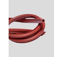 Заглушка паза штапика для окон и дверей ПВХ KOMFORT москитные системы грибок, красный, 1 м ЗПК03890