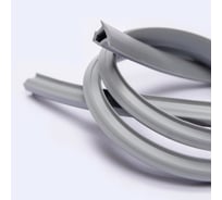 Заглушка паза штапика для окон и дверей ПВХ KOMFORT москитные системы грибок, серый, 0,6 м ЗПС03843