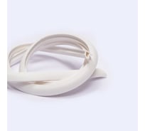 Заглушка паза штапика для окон и дверей ПВХ KOMFORT москитные системы грибок, усиленная, белая, 1 м ЗГУ03937