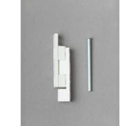 Петля для москитной сетки пластиковая белая S25 комплект 2 шт ПМ000834