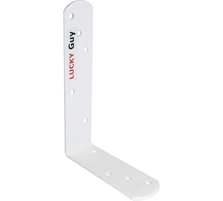 Крепежный уголок LUCKY Guy 120х180х40х5,0 мм, цвет - белый 103 02 180 0