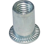 Заклепка-гайка ЦКИ М10 плоская рифленая A2 BRALO 1 шт. 38898