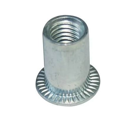 Заклепка-гайка ЦКИ М5 плоская сталь Ц BRALO 25 шт. 6951