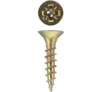 Универсальные саморезы Tech-Krep 16х3,0 мм 200 шт желтые коробка с ок. 153008