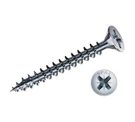 Саморез универсальный ЦКИ потайной 5x60 Ц Pz 2 SPAX 25 шт. 8971009