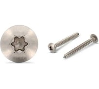 Саморез по дереву ЦКИ увеличенный скругленный art.9083 6x50 A2 TX 30 2 шт. 7549719