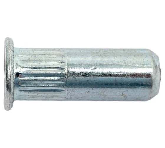 Заклепка-гайка ЦКИ М5x16 плоская рифленая Закрытая сталь Ц REX под пакет 1.0-2.5мм 50 шт. 5039719 1