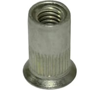 Заклепка-гайка ЦКИ М5x13.5 потайная рифленая алюминий REX под пакет 1.5-4.0мм 40 шт. 50854