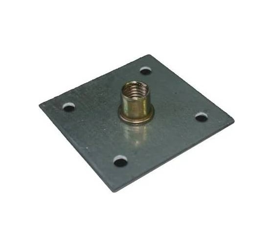 Пластина перфорированная опорная ЦКИ 60x60x2.0 М12 Ц 2 шт. 25849