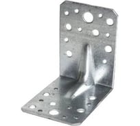 Пластина перфорированная угловая ЦКИ 90x90x40x1.8 усиленная Ц 2 шт. 51665