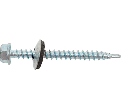 Саморезы кровельные с буром оцинкованные 4,8х50 мм, 5 кг в коробке Zitar 144783