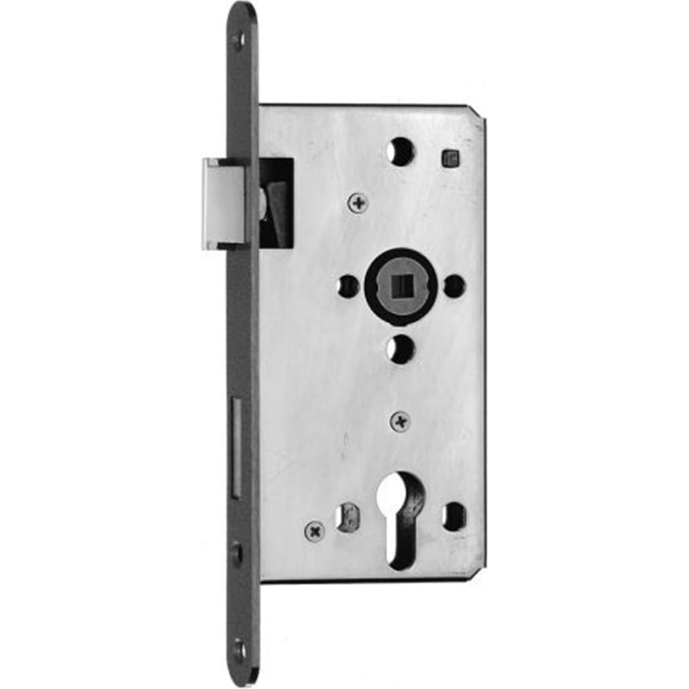 Корпус замка NEMEF D197700 STD/55mm PZ Right нержавеющая сталь, front ...