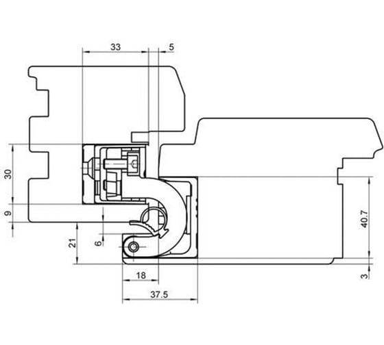 Скрытая петля SIMONSWERK Tectus TE 680 3D F1 полиэфирное покрытие под матовый хром для дверей с фальцем 67612