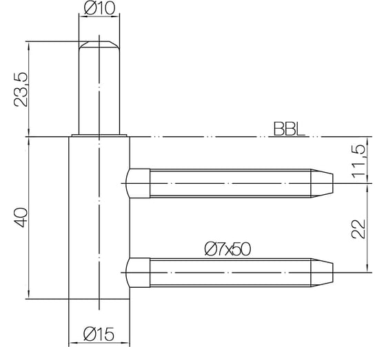 Петля SIMONSWERK Variant V3400 WF часть коробки никелированная 67513