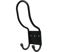 Крючок Lucky Guy двойной ЭКО 190*80*65мм, Черный 600 03 19080 65 4