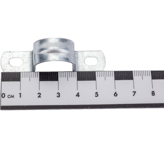 Двухлапковая скоба для монтажа трубопроводов Cuttori CSMD 20, 19-20 мм 10 шт. 100343