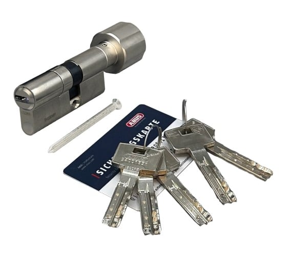 Механизм цилиндровый ABUS BRAVUS 4000 125(80x45В) ключ/вертушка MX NI (5 key) 11004600