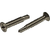 Саморез ЦКИ DIN7504-O JP82 4.2x38 мм, сверлоконечный, A2, Ph 2, 25 шт. 62526